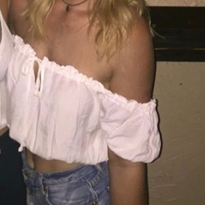 Romantic Off The Shoulder Top